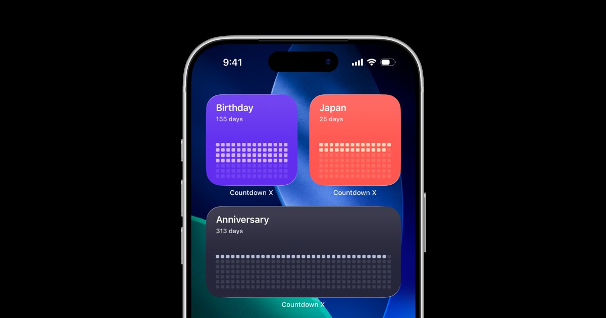 Countdown X How to Set Up Home Screen Widgets for Countdown App | Countdown X